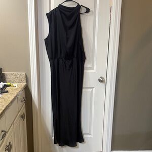 Chic Black One Shoulder Dress